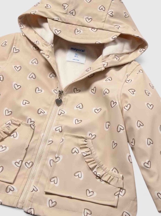 Casaco Mayoral Menina Capa de Chuva Estampada
