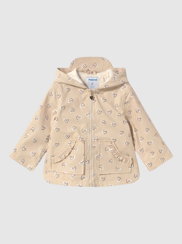 Casaco Mayoral Menina Capa de Chuva Estampada