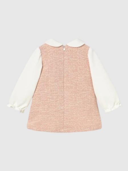Vestido Mayoral Menina Vestido Comb Ponto Tweed Vestido Mayoral Menina Vestido Comb Ponto Tweed