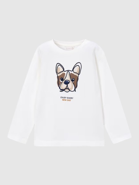 Camisola Mayoral Menino Camiseta M/comp. Bordada Camisola Mayoral Menino Camiseta M/comp. Bordada