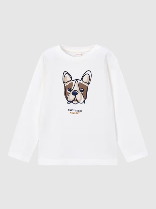 Camisola Mayoral Menino Camiseta M/comp. Bordada
