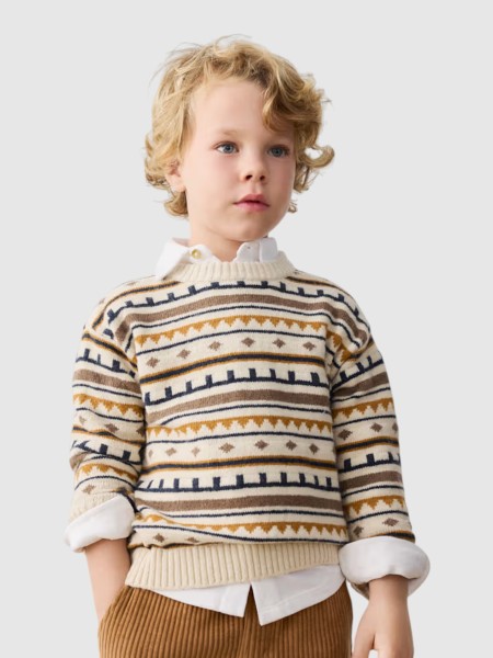Camisola Mayoral Menino Jersey Jacquard Camisola Mayoral Menino Jersey Jacquard