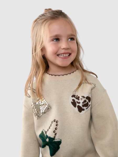 Conjunto 2 Peças Mayoral Menina Conj. Saia Tricô Jacquard Conjunto 2 Peças Mayoral Menina Conj. Saia Tricô Jacquard