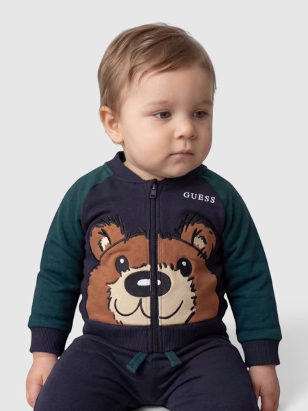 2 Pe�as Guess Menino Set Ls Active Top + Active Pan