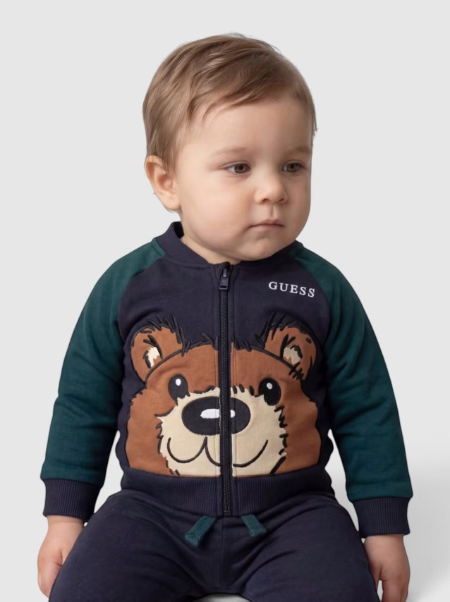 2 Peças Guess Menino Set Ls Active Top + Active Pan