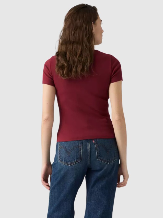T-Shirt Levis Mulher Hayes Tee Reds