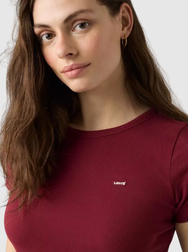 T-Shirt Levis Mulher Hayes Tee Reds