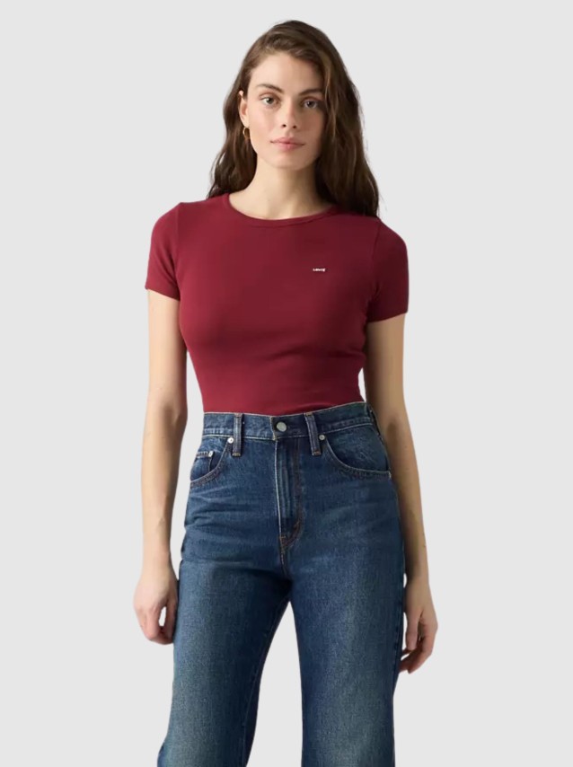 T-Shirt Levis Mulher Hayes Tee Reds
