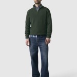 Camisola Levis Homem 2Lightweight Hm Quarter Zip Greens