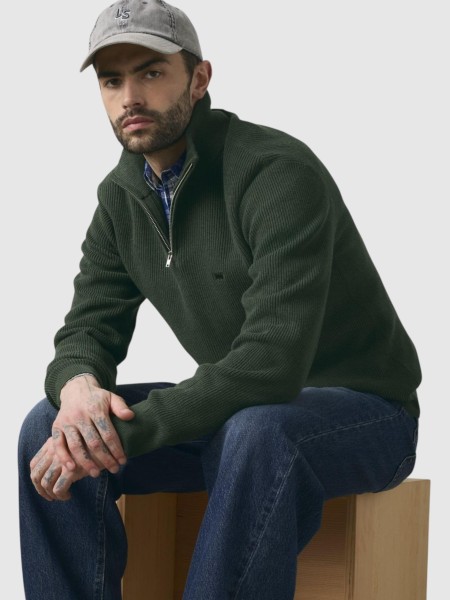 Camisola Levis Homem 2Lightweight Hm Quarter Zip Greens Camisola Levis Homem 2Lightweight Hm Quarter Zip Greens
