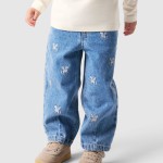 Jeans Name It Menina Nmfbella Barrel Glitter Jeans 4577-Im L