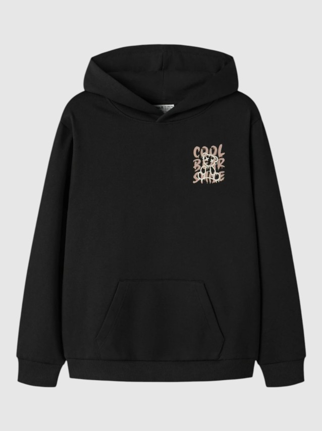 Sweatshirt Name It Menino Nkmkemuel Ls Swe Wh Bru Box Ps Noos