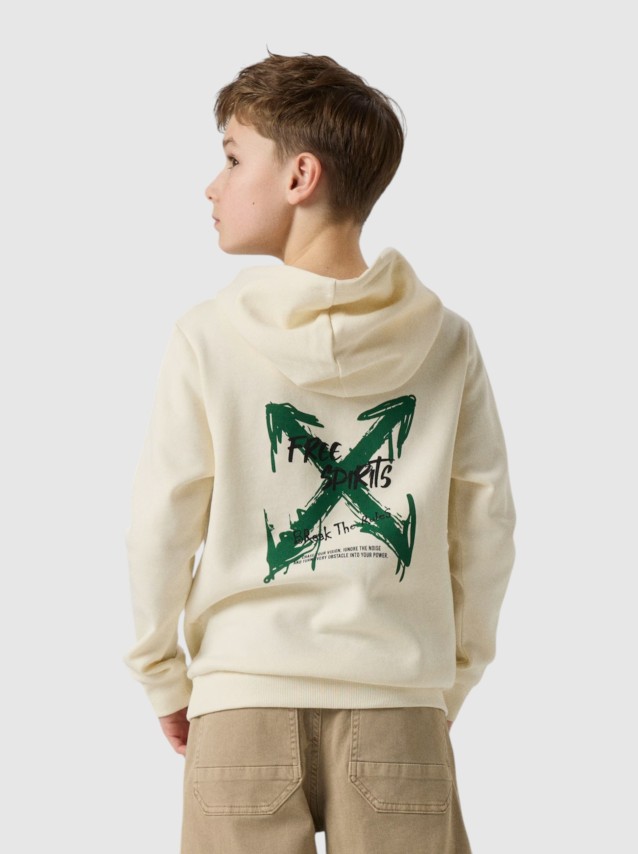 Sweatshirt Name It Menino Nkmkemuel Ls Swe Wh Bru Box Ps Noos