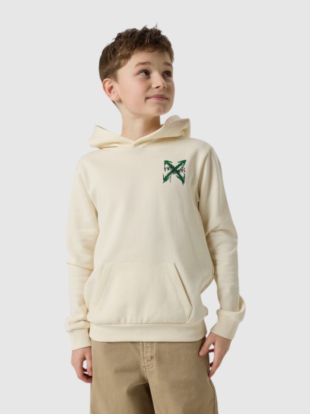 Sweatshirt Name It Menino Nkmkemuel Ls Swe Wh Bru Box Ps Noos