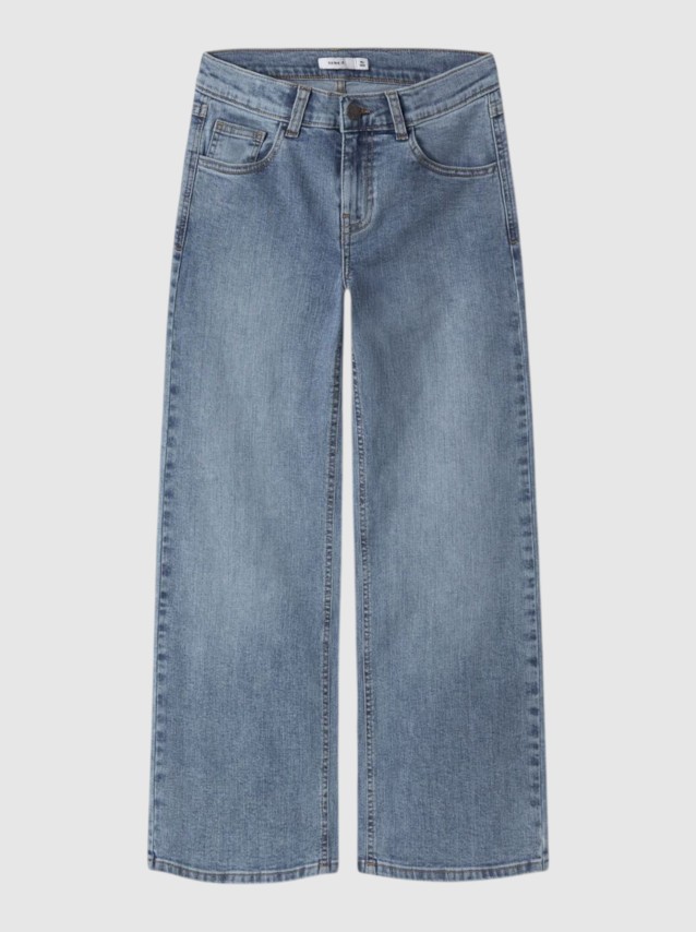 Jeans Name It Menina Nkfrose Wide Jeans 8809-Md Tb