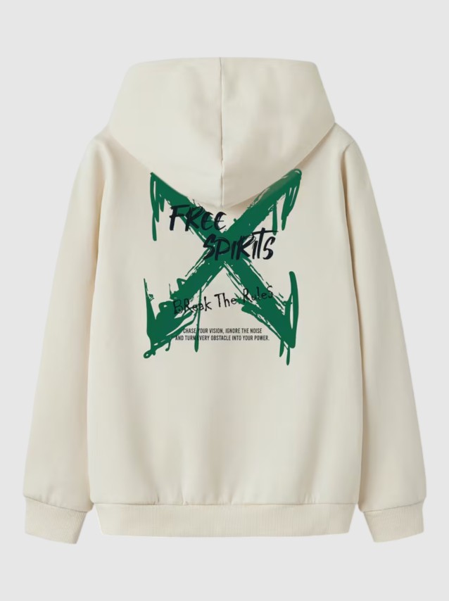 Sweatshirt Name It Menino Nkmkemuel Ls Swe Wh Bru Box Ps Noos
