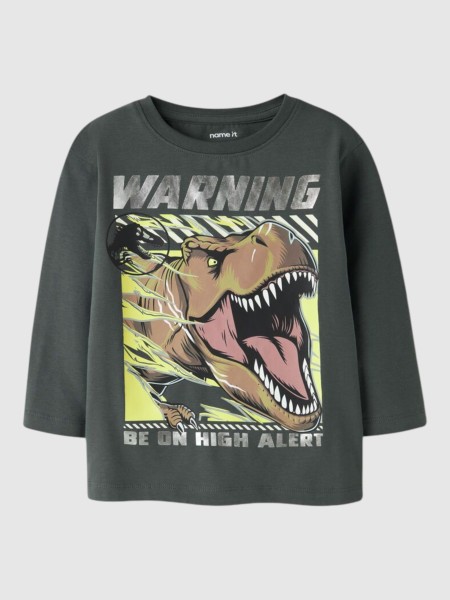 Camisola Name It Menino Nmmjim Jurassic Ls Nreg Top Box Noos Sky