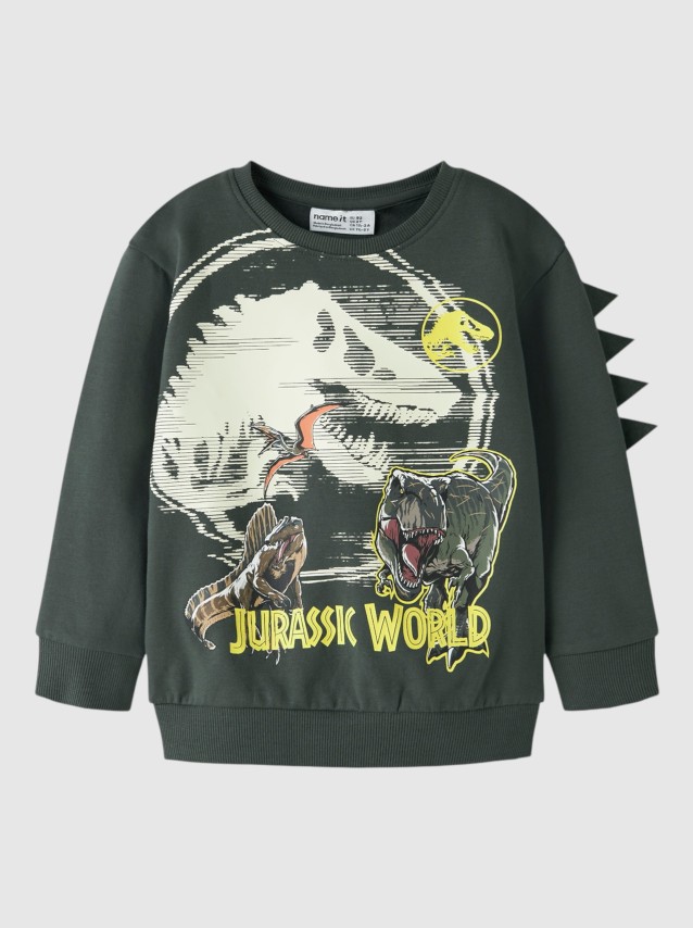 Camisola Name It Menino Nmmjal Jurassic Nreg Sweat Bru Noos Sky
