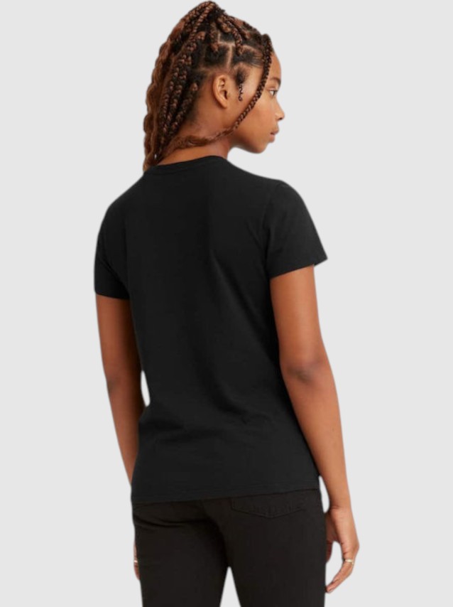 T-Shirt Levis Mulher The Perfect Tee Blacks