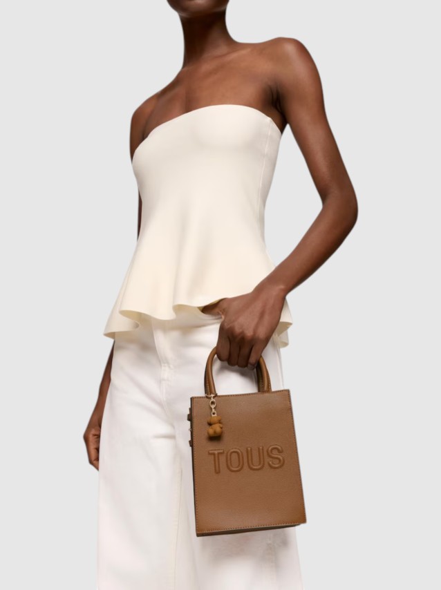Mala Tous Mulher Mini Bolso Pop Tous BrendaCamel