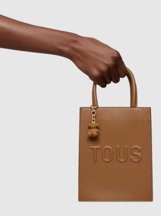 Mala Tous Mulher Mini Bolso Pop Tous BrendaCamel