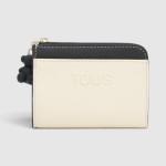 Carteira Tous Mulher Monedero L. Audree Saff Negro-Beige