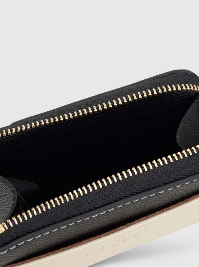 Carteira Tous Mulher Monedero L. Audree Saff Negro-Beige