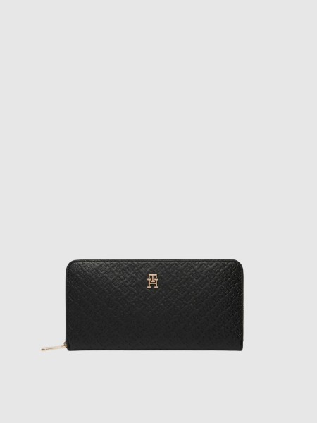 Carteira Tommy Hilfiger Mulher Th Icon Lrg Za Mono Carteira Tommy Hilfiger Mulher Th Icon Lrg Za Mono