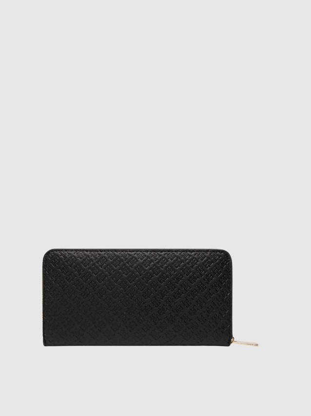 Carteira Tommy Hilfiger Mulher Th Icon Lrg Za Mono