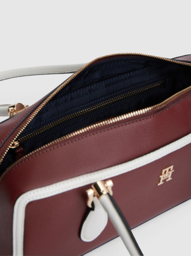 Mala Tommy Hilfiger  Mulher Th Grace Shoulder Bag Col Block