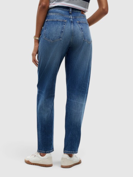Jeans Tommy Jeans Mulher 90S Mom High Tapered Bj0155