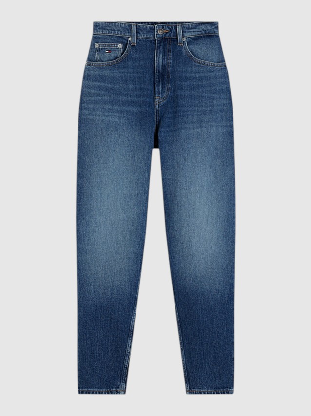 Jeans Tommy Jeans Mulher 90S Mom High Tapered Bj0155