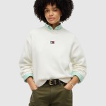 Camisola Tommy Jeans Mulher Tjw Fluffy Badge Sweater Ext