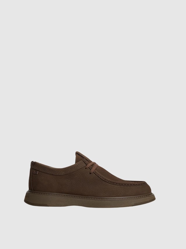 Sapato Tommy Hilfiger Homem Comfort Nubuck Moc Toe Shoe