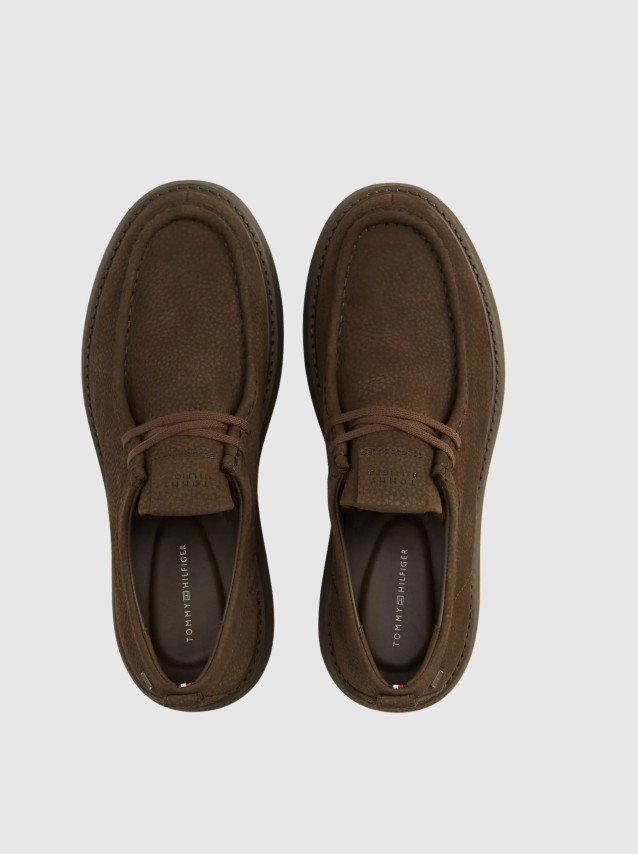 Sapato Tommy Hilfiger Homem Comfort Nubuck Moc Toe Shoe