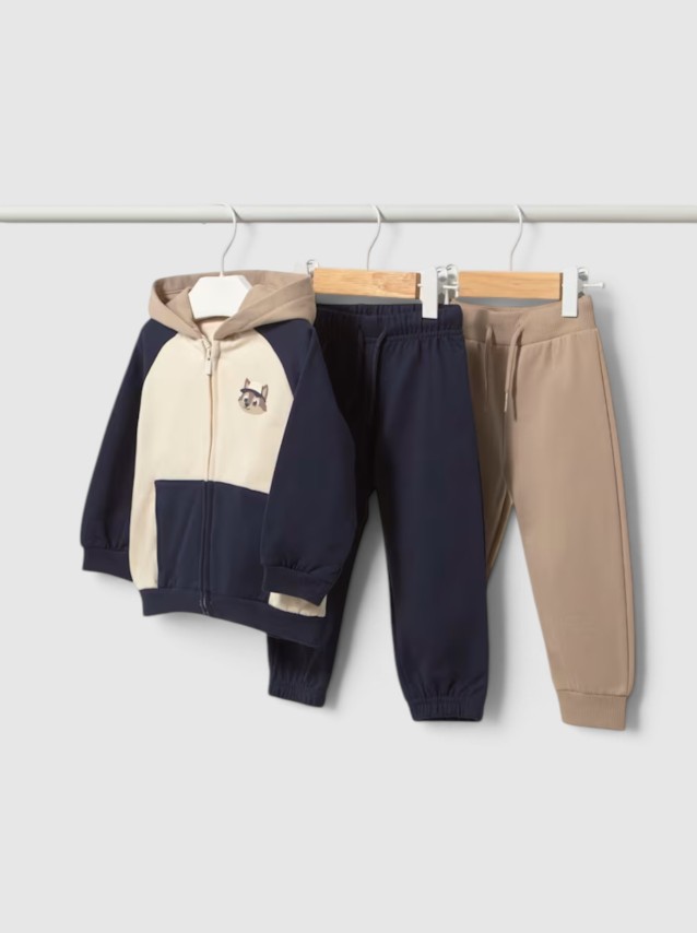 Conjunto 3 Peças Mayoral Menino Fato Treino Felpa 2P Básico