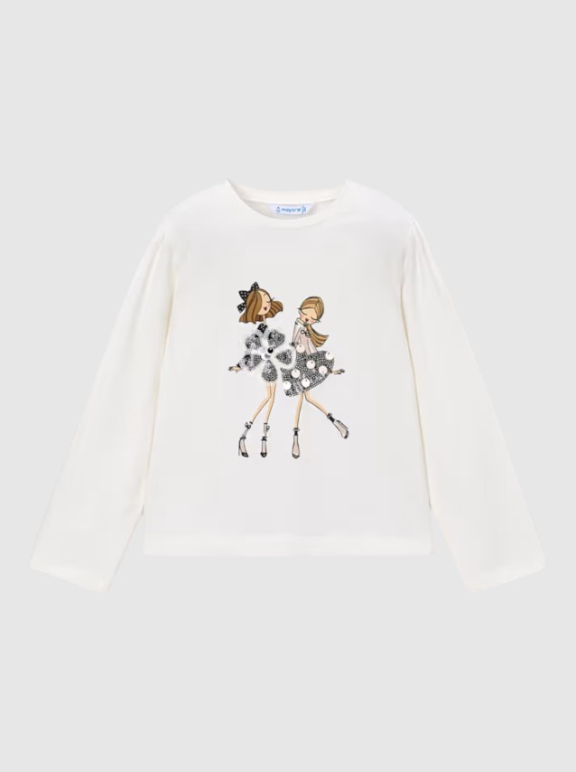 Camisola Mayoral Menina Camiseta M/comp. Clássica