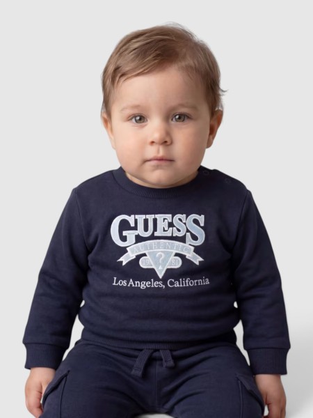 2 Pe�as Guess Menino Set: Ls Active Top + Active Pa