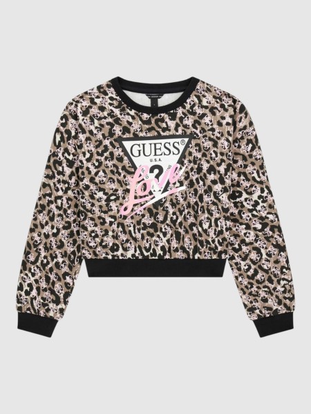 Sweatshirt Guess Menina Midi Oversize Ls Active Top