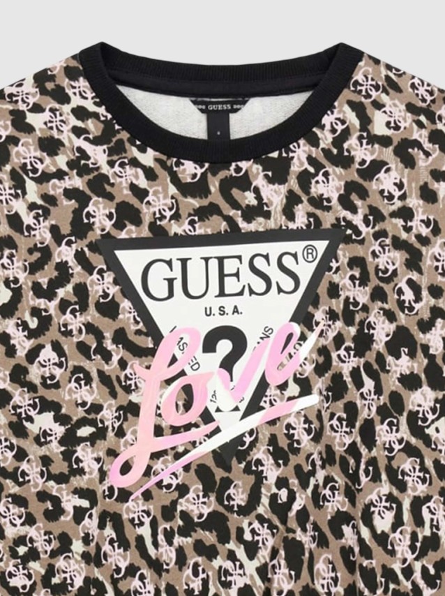 Sweatshirt Guess Menina Midi Oversize Ls Active Top