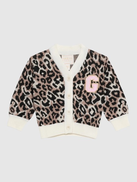 Casaco Guess Menina Ls Leo Cardigan