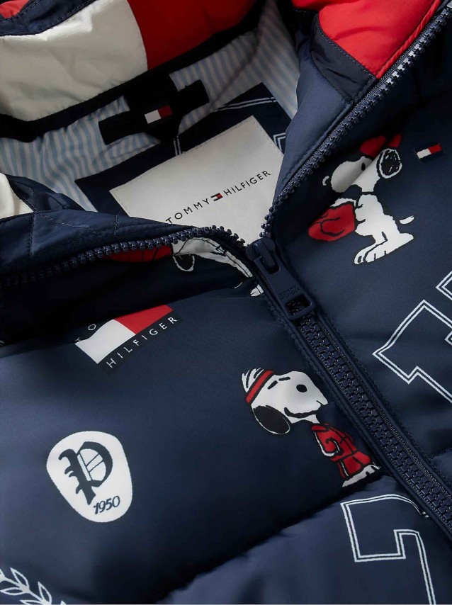 Kispo Tommy Hilfiger Menino Peanuts Puffer Jacket