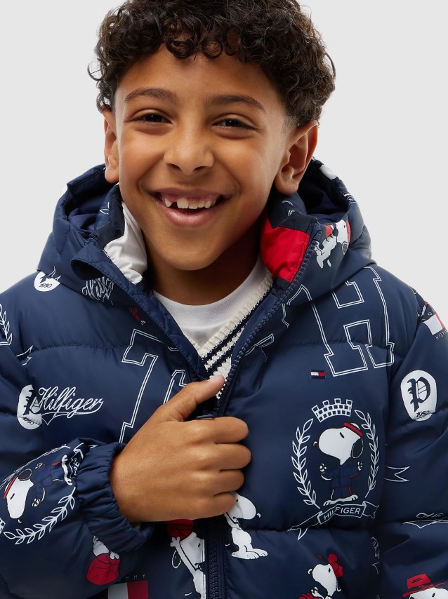 Kispo Tommy Hilfiger Menino Peanuts Puffer Jacket