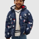 Kispo Tommy Hilfiger Menino Peanuts Puffer Jacket