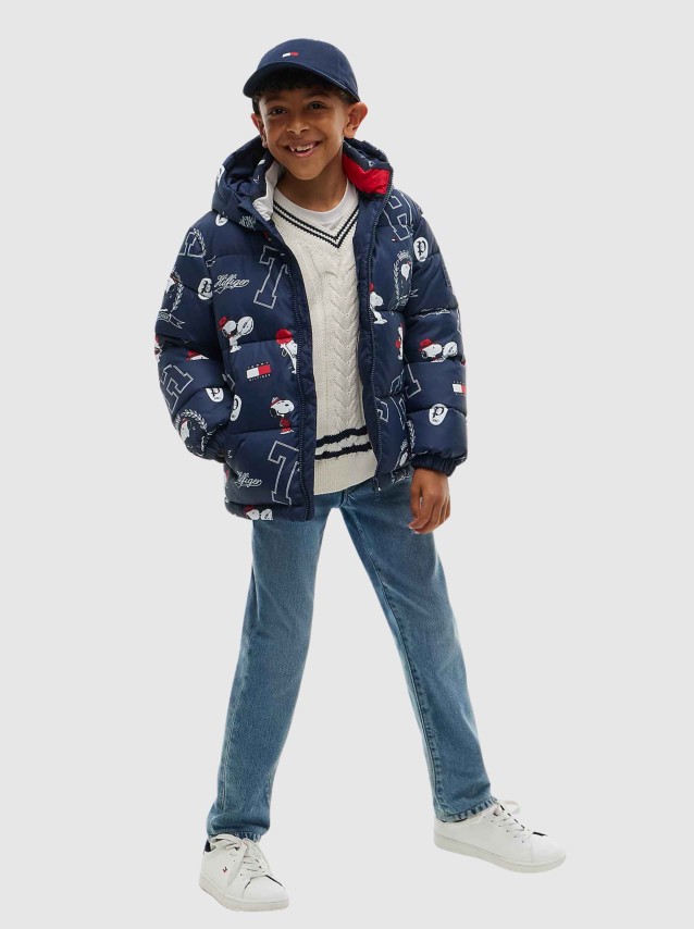 Kispo Tommy Hilfiger Menino Peanuts Puffer Jacket
