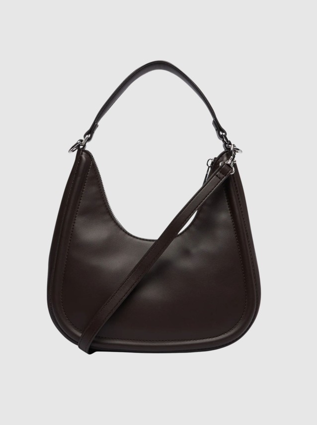 Mala Calvin Klein Mulher Bold Ck Small Crescent Bag