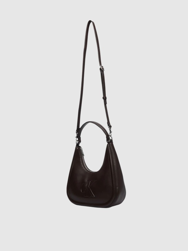 Mala Calvin Klein Mulher Bold Ck Small Crescent Bag