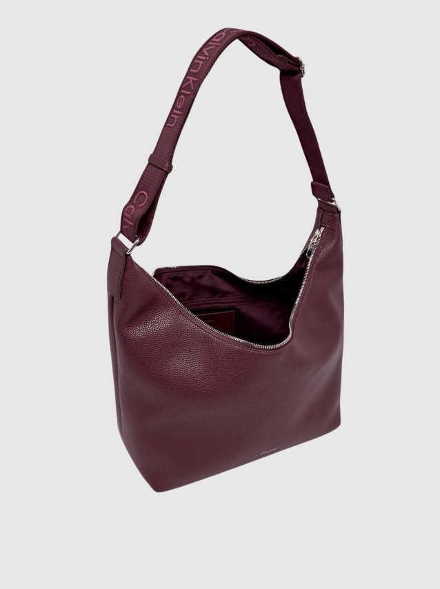 Mala Calvin Klein Mulher Webbing Strap Md Shoulder Bag