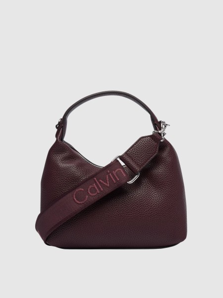 Mala Calvin Klein Mulher Webbing Strap Small Bag