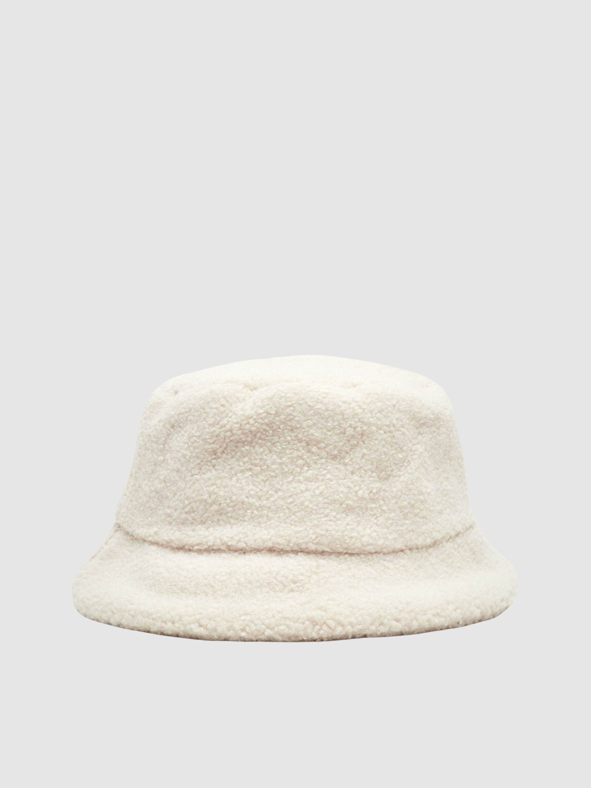 Chapéu Calvin Klein Mulher All-Over Sherpa W/ Patch Bucket